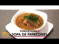 SOPA DE PATACONES- paatcones soup