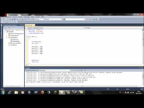Visual c++ 2010 Express | Tutorial #09