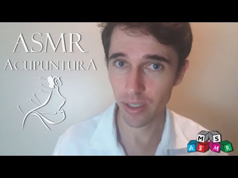 ASMR ACUPUNTURA - Para dormir rápido e acabar com o estresse!