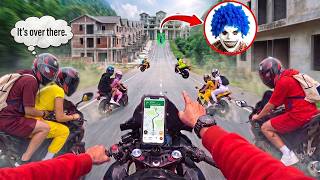 Spider-Man Bros Rides MOTORCYCLES To Abandoned Factory & Meets SMILING WOMAN! ( Action Story )