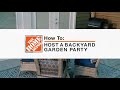 Hosting a Backyard Garden Party | Patio Design Ideas | The Home Depot