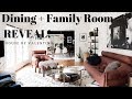 Modern Cozy Mid Century Mod Family & Dining Room MAKEOVER | Scandinavian Inspired