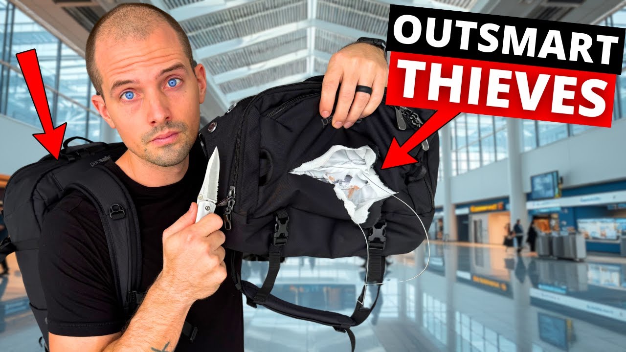 Thieves HATE These Travel Bags (Knife Slash Test) | Pacsafe Review