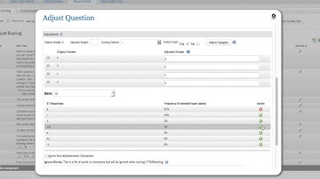 ExamSoft Adjust Scoring- FITB Questions