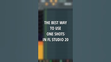 The BEST Way To Use One Shots In FL Studio 20 #shorts