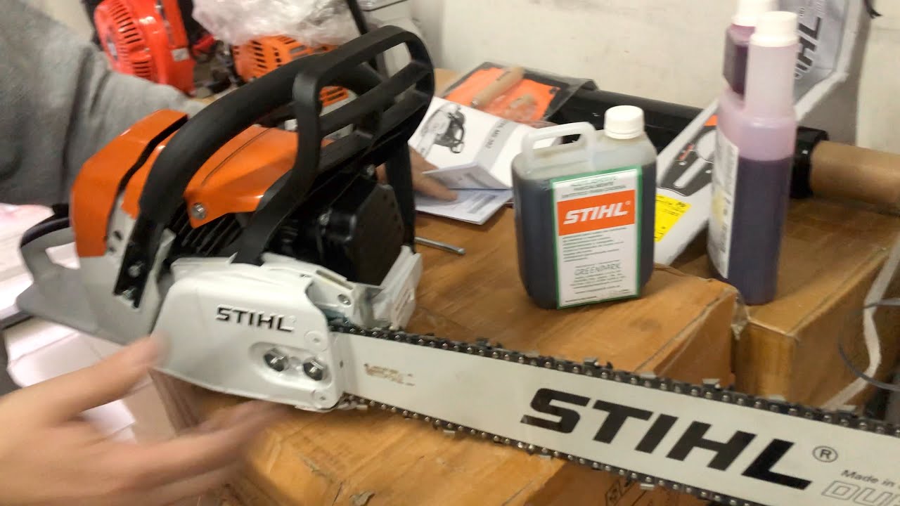 MOTOSIERRA STIHL MS 170 TUTORIAL, UNBOXING Y REVIEW TE ENSEÑAMOS COMO  ARRANCARLA Y CUIDARLA 