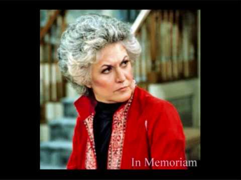 Bea Arthur died. RIP, Bea. Farewell, Dorothy.