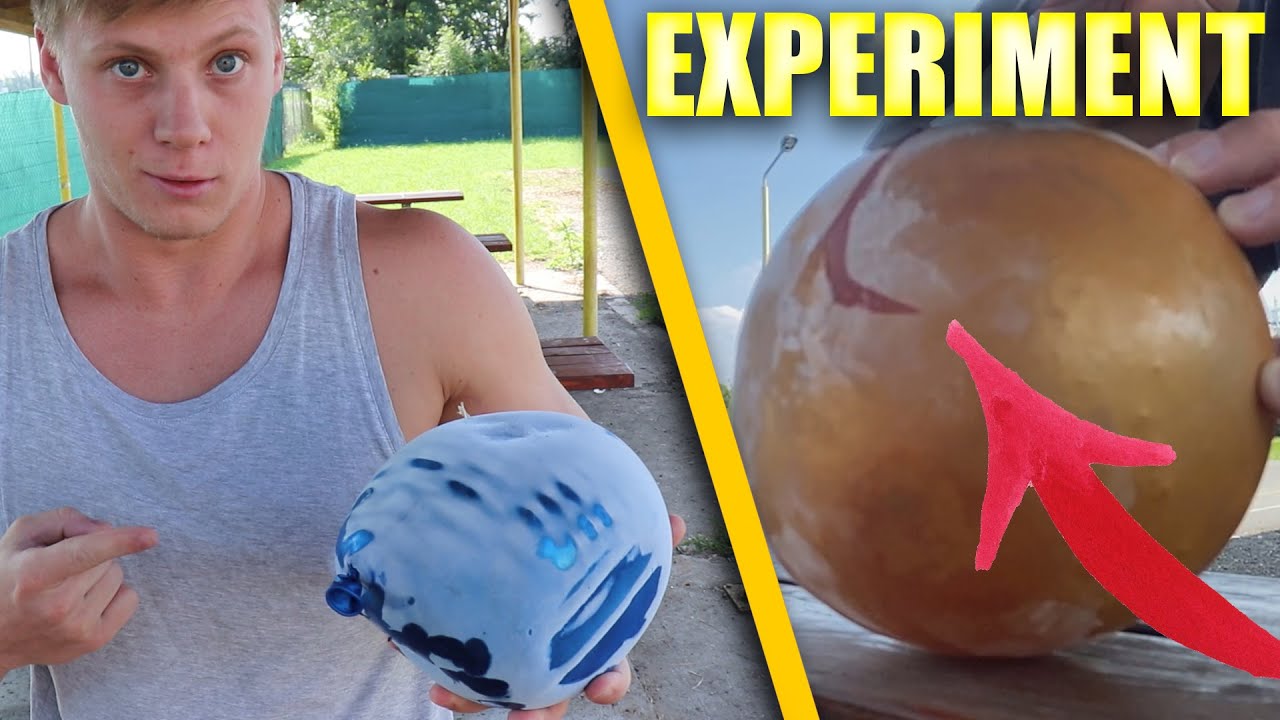 *EXPERIMENT* - VYRÁBÍME LEDOVÉ KOULE !
