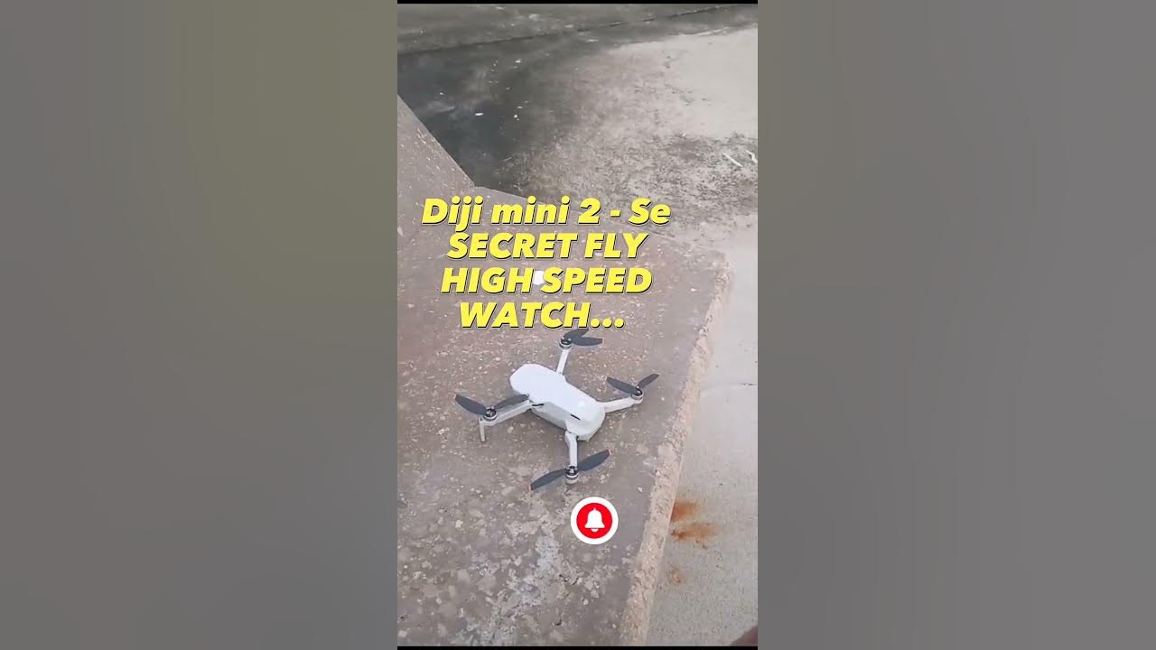 diji mini 2- se drone secret high fly speed..per second . watch....