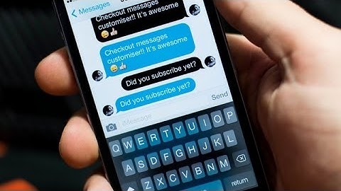 iOS 7 Jailbreak Tweaks: Messages Customiser - Fully Customize Your Messages App Colors & More