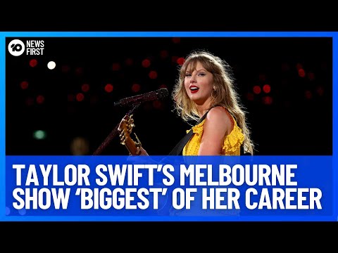 Taylor Swift Plays Largest Crowd Of Her Career | 10 News First