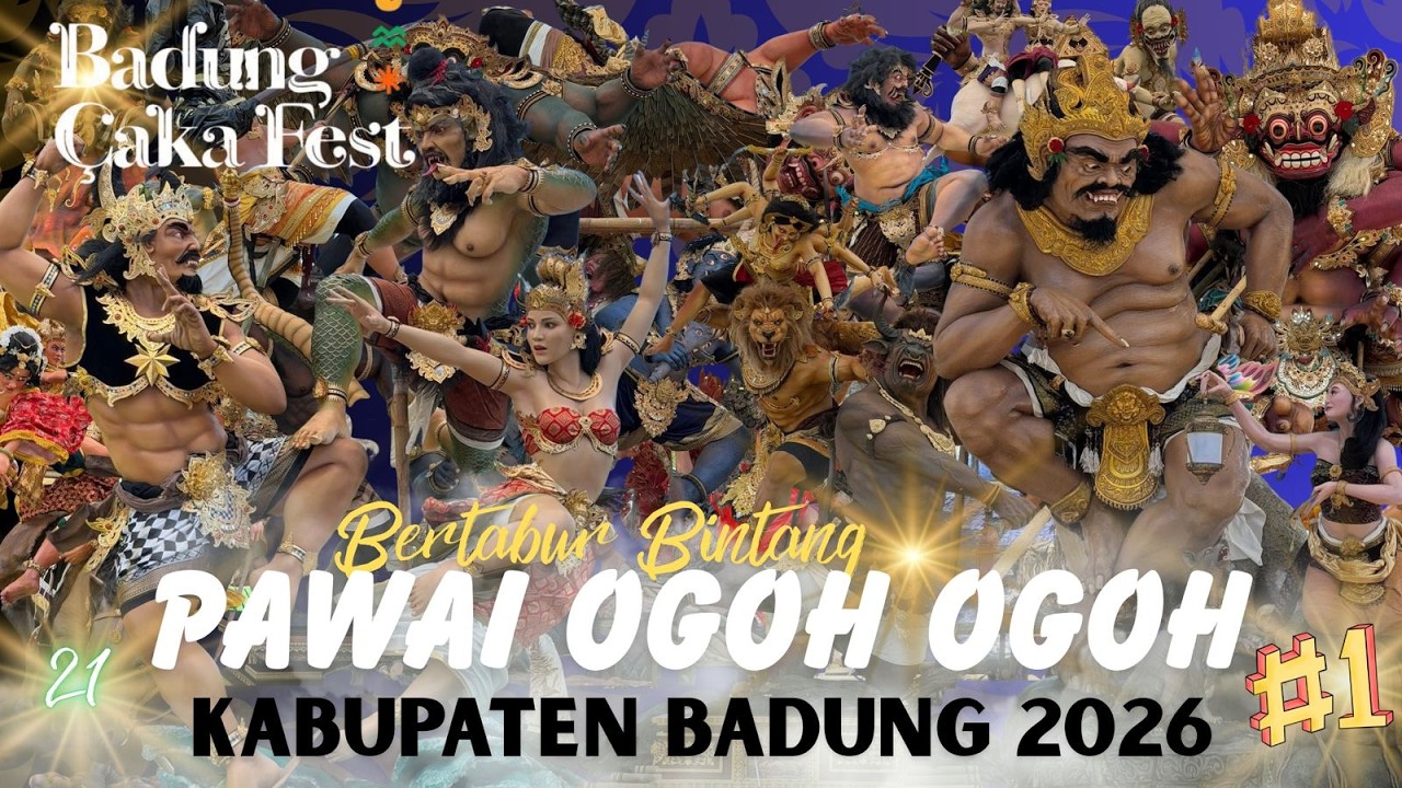 Day 1 Ogoh Ogoh Badung Caka Fest 2026 Luar Biasa Penampilan Pemuda Badung