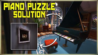 How To Solve The Piano Colour Puzzle In Hello Neighbor 2 | Find The Record | Trophy Location screenshot 4