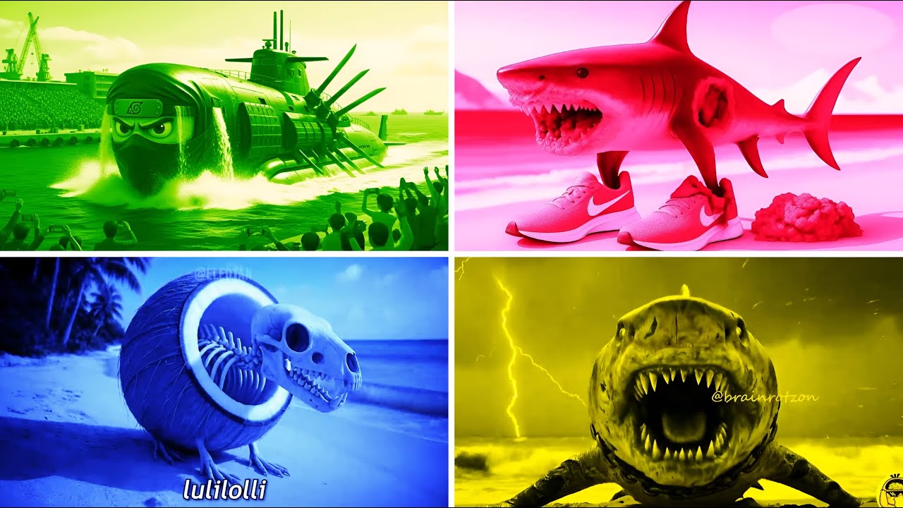 ITALIAN BRAINROT EXE 4 COLORS 4 MUSIC🎧#ItalianBrainrot​ #TungTungTung​ #TralaleroTralala​ #lyrics​