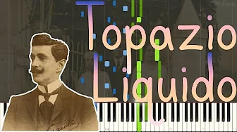 Ernesto Nazareth - Topazio Liquido 1914 (Brazilian Tango / Maxixe / Choro Piano Synthesia)