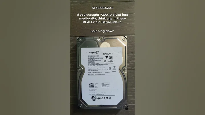 The WORST Seagate hard drive of the 2000s... #shorts #asmr #tech #trending #harddrive