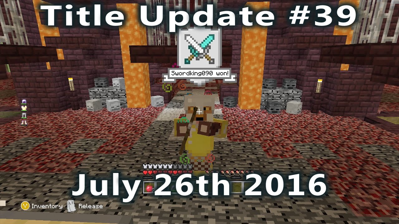Minecraft - Title Update #39 - More Battle Mode Updates. (July 26th ...