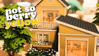 Not So Berry Speed Build | Yellow - The Sims 4 Speed Build (No CC)