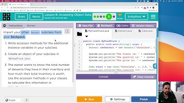 Code.org AP CSA U2L8 Accessing Object Data