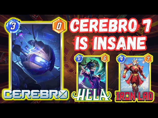 NORA's NICE SMBT スペシャルエンボス The Secret Cerebro 7 Deck Nobody is Playing! 💀☠️ [Marvel Snap