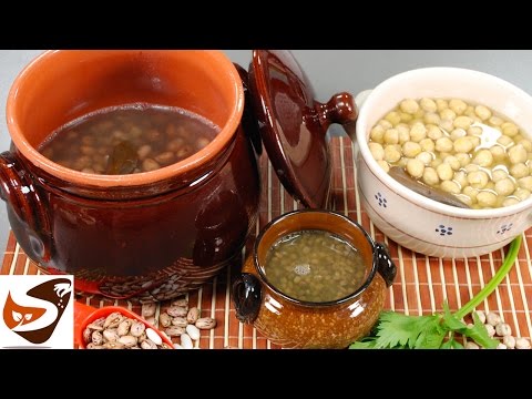 Come cucinare i legumi secchi: lenticchie, ceci, fagioli  (How to cook dried beans)