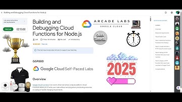 [NEW2025] Building and Debugging Cloud Functions for Node.js || #GSP880 || #qwiklabs || Lab Solution