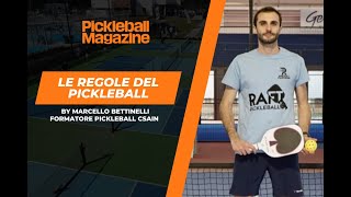 LE REGOLE DEL PICKLEBALL