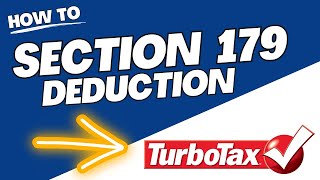 How To Get Section 179 Deduction Into TurboTax