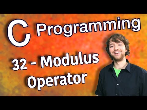 C Programming Tutorial 32 - Modulus Operator