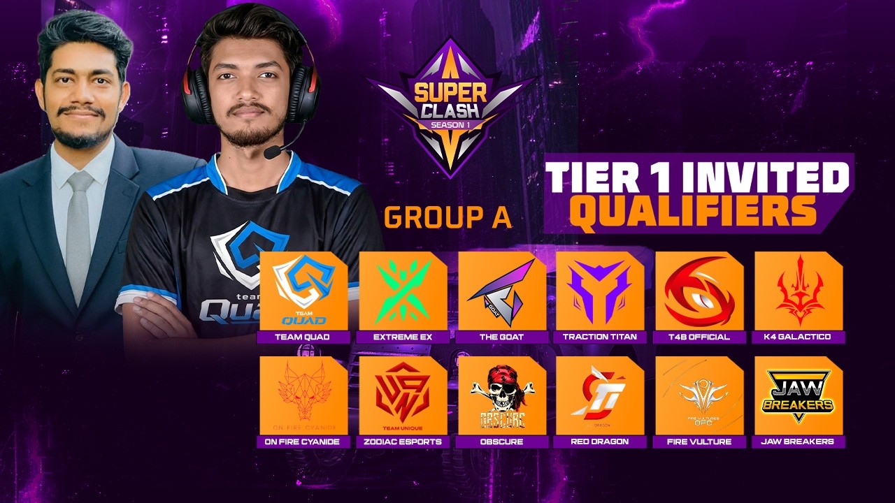 🔴[LIVE] Group A | T1 Qualifier | RD E-sports | Super Clash Season 1 ...
