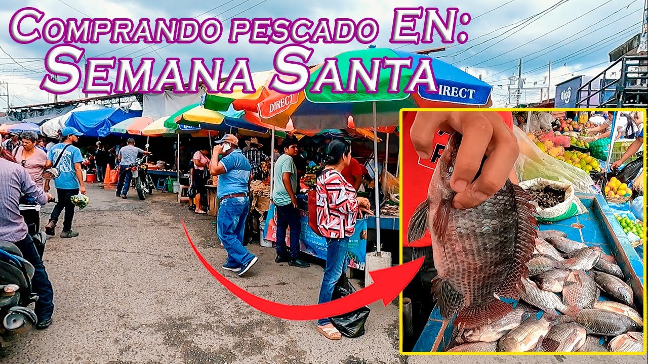 Dia Abarrotado en el MERCADO de Morales Izabal/Semana Santa