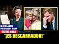 HACE 1 MINUTO: La princesa Ana le cuenta a Harry lo que Diana dijo sobre él antes de morir.