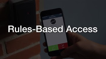 Rules-Based Access for Doors & Data Centers