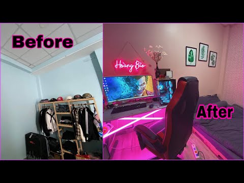 Video Decor Phòng ngủ kết hợp Gaming xịn xò - youtube