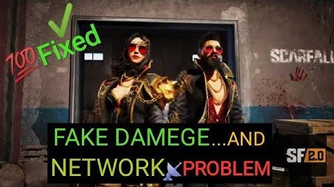FAKE DAMAGE😡 OR NO INTERNET😤 PROBLEM, #GLITCH #scarfall#scarfall2video #glitch#solved @ScarFall2.0 