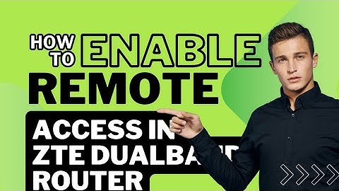 How To Enable Remote Access In Zte Router !! #new #zte #router #remote #access #enabled