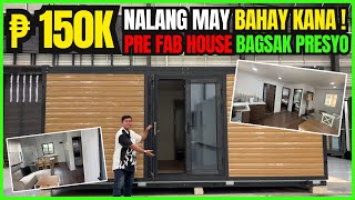 ₱150K LANG MAY BAHAY KANA 1 DAY LANG LIPAT AGAD PREFAB CONTAINER HOUSE || It's Me Jay-Em