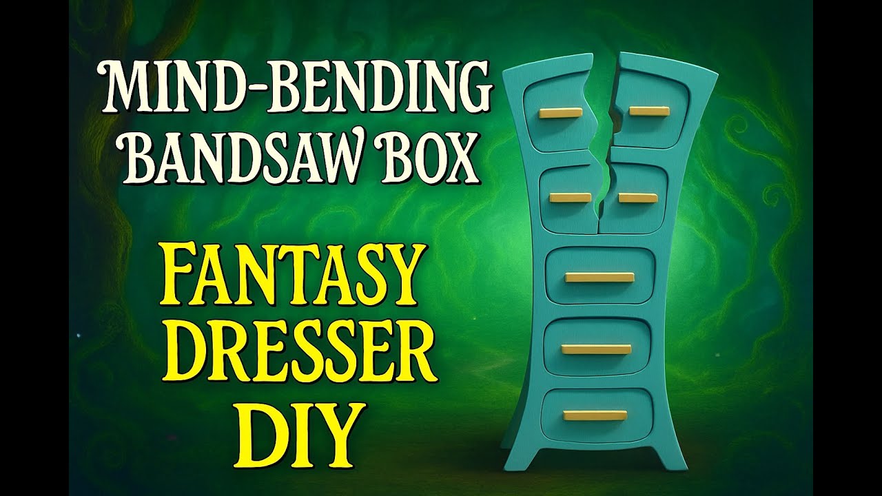 Умопомрачительный комод из ленточной пилы своими руками