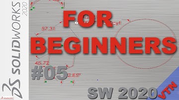 SolidWorks 2020 ( FOR ABSOLUTE BEGINNERS ) 05 Sketch  | Dimensions