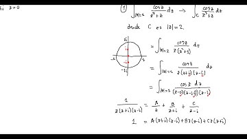 La fórmula Integral de Cauchy: 4 ejemplos