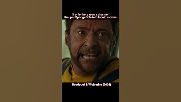 Spongepool will enter the MCU 💀 🧽 #Spongebob #deadpoolwolverine #Xmen #Deadpool #Wolverine