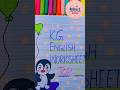 Top 10 English worksheets for KG.l Rishu's little stars world 💫#kidslearning #trending #wowkids