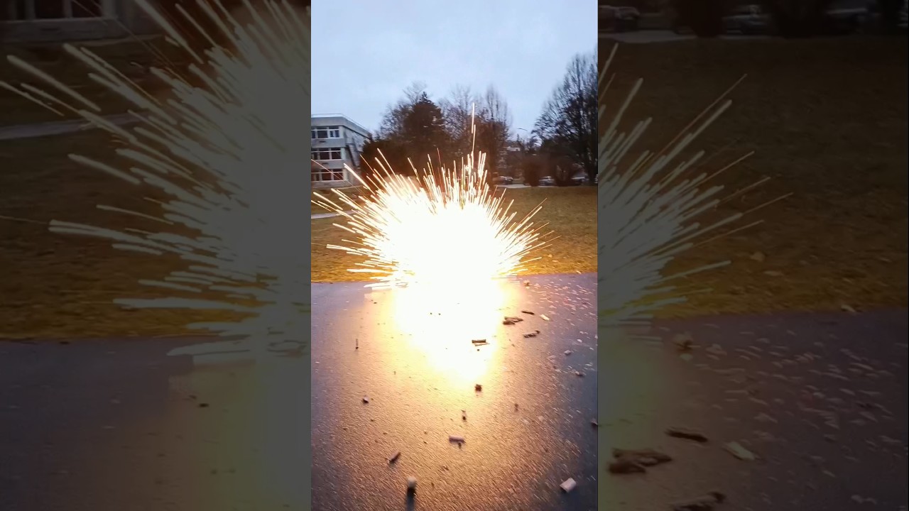 Crackling Beam in der Dämmerung 