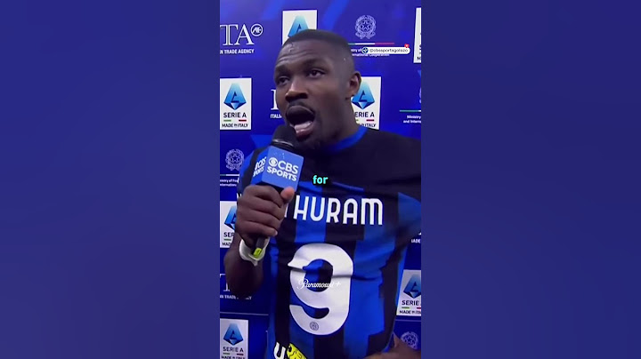 Marcus Thuram speaks after winning a Scudetto in his first season with Inter 🏆💙