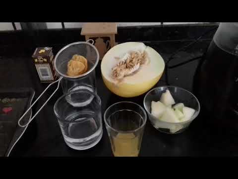 Suco de melão com limão o melhor