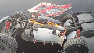 Arrma Typhon 6s v5 first speed runs