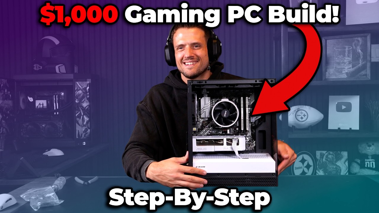How to Build a $1000 Gaming PC (Ryzen 5 5600 and RX 9060 XT) - YouTube