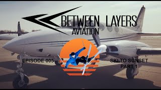 Ski to Sunset IFR Flying in a Cessna 340 with strong headwind! Part 1