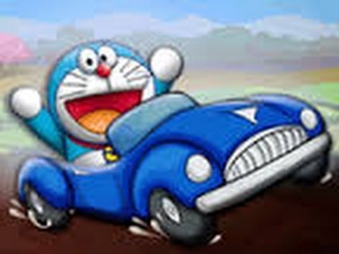 Doraemon cartoon in hindi play game, doremon racing cars - YouTube