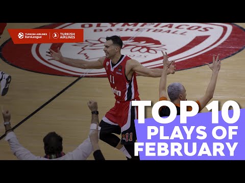 Top 10 Plays | February | 2021-22 Turkish Airlines EuroLeague